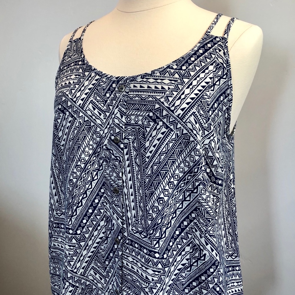 Market & Spruce Double Strap Blouse